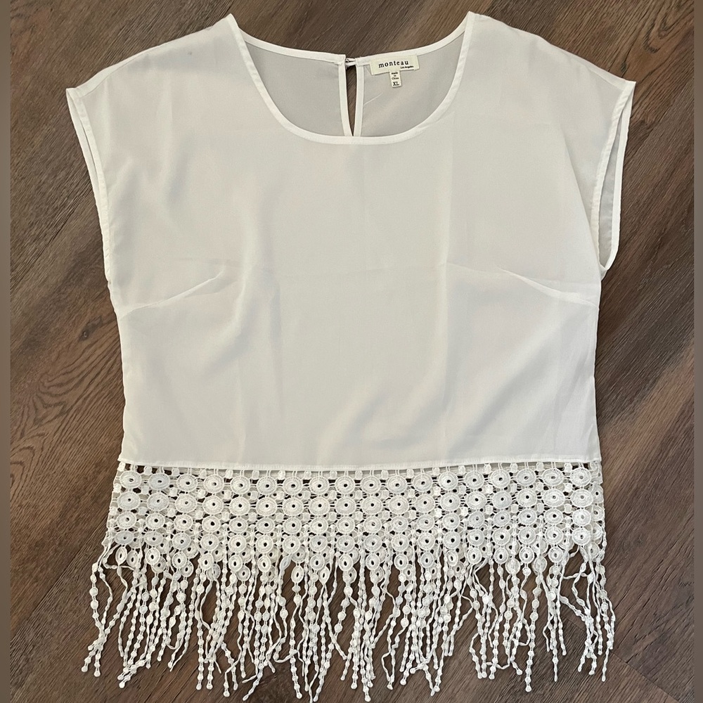 montesu white grinder top XL